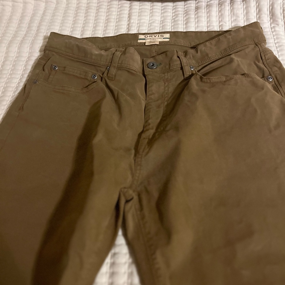 Orvis Men's Tan‎ Chinos - Picture 5 of 8